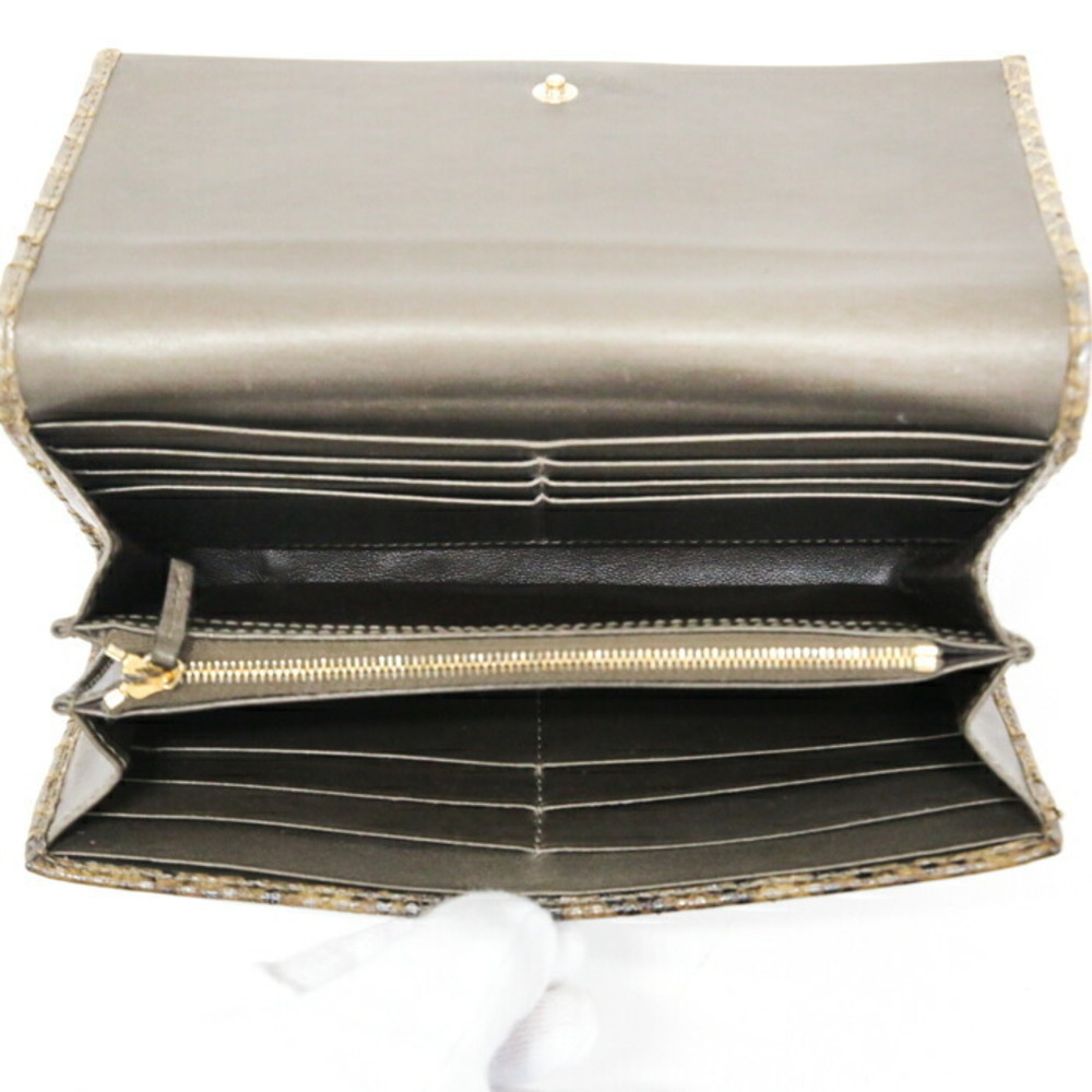 Gucci Continental Wallet Python Leather Gg Sparkl… - image 7